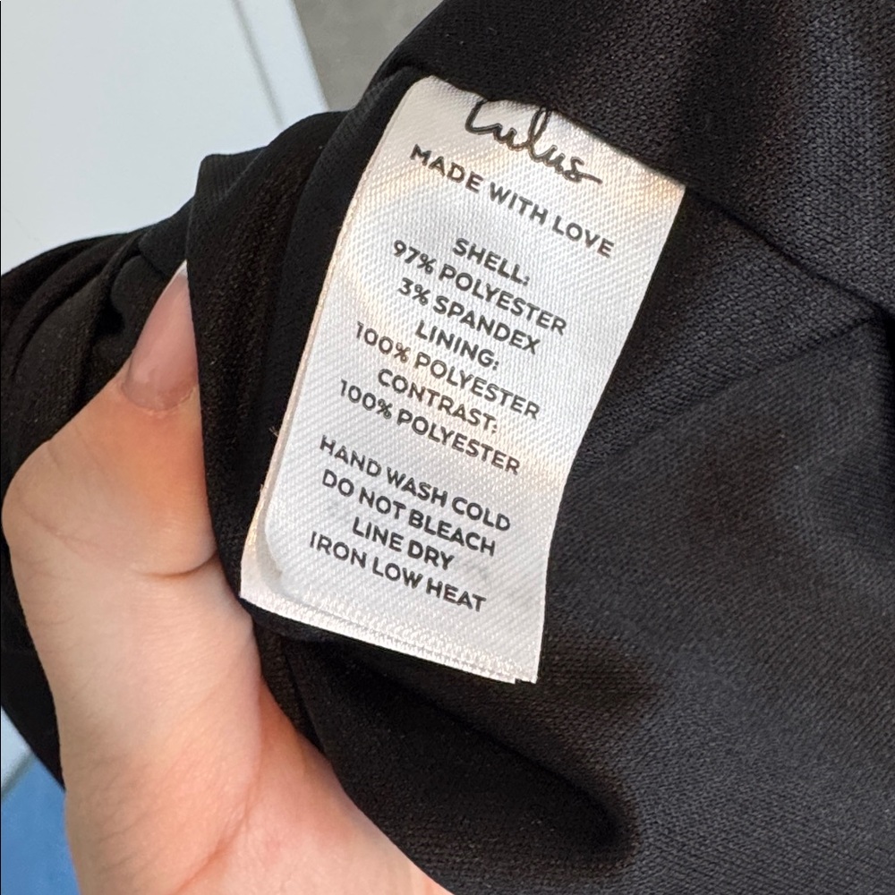 Lulu's NWT Brilliantly Bold Black Strapless Mermaid Maxi Dress - Size S - Picture 10 of 10